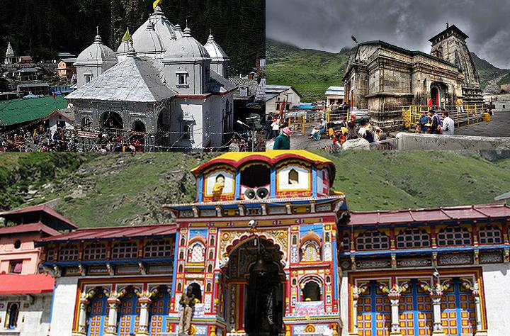 Gangotri,Kedarnath,Badrinath